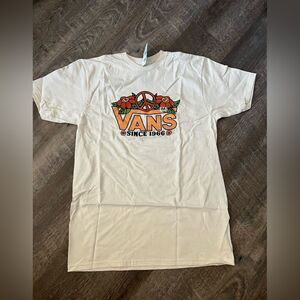 Vans Peace Out Short Sleeve Graphic Tee- Size Medium